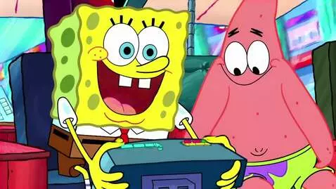AI Video from prompt: Patrick and SpongeBob playing Mario Kart Arcade 