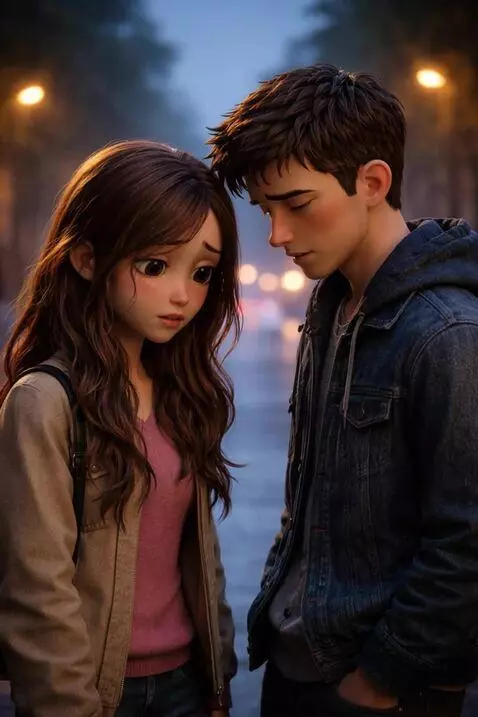 AI Video from prompt: 👤 Person 1:  "Why did you change...?"  👤 Person 