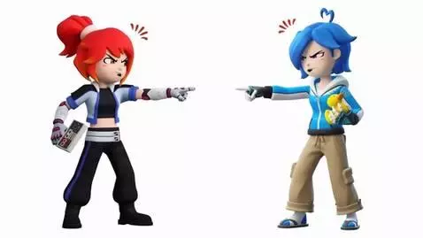 AI Video from prompt: Two girls are arguing with each other, and their