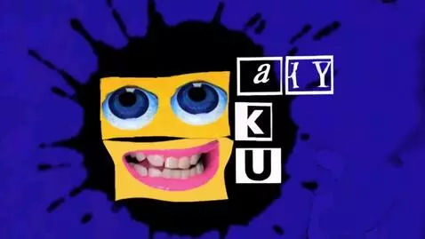 AI Video from prompt: all starts with just a blue static, and then blu