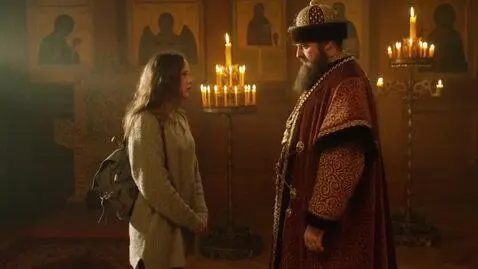 AI Video from prompt: Cinematic historical science fiction dramatic fe