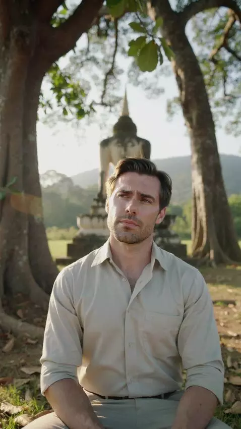 AI Video from prompt: A realistic cinematic vlog-style front-facing ph