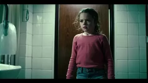 AI Video from prompt: A girl is in the bathroom, she is wearing all he