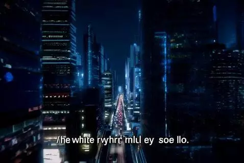 AI Video from prompt: Visuals: A futuristic metropolis at night, bathe