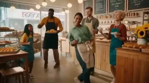 AI Video from prompt: bakery dancing