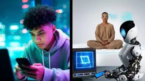 AI Video from prompt: title:%20Zoomers%20vs.%20Betas%3A%20AI%20Evoluti