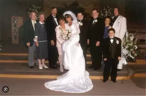 AI Video from prompt: A young woman in a wedding dress with a veil on 