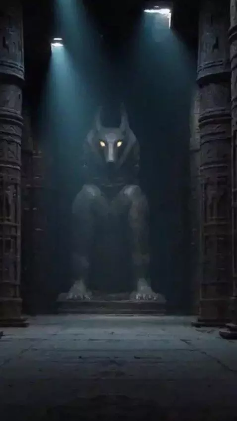 AI Video from prompt: An echo reverberates through the galleries. Some