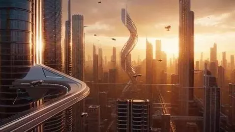 AI Video from prompt: A spectacular episode from a science fiction cin