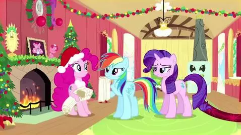 AI Video from prompt: Pinkie Pie, and Rainbow Dash with a list, and Tw