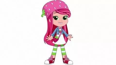 AI Video from prompt: Strawberry Shortcake says “Well, I'll tell you h