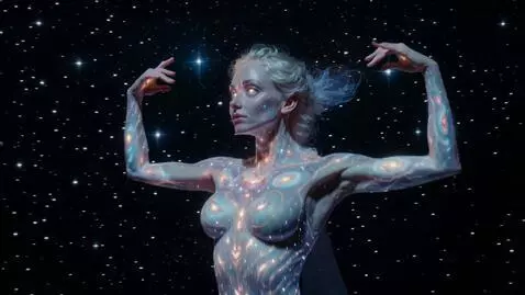 AI Video from prompt: Breathtaking cinematic short video, night sky to