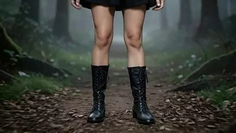 AI Video from prompt: Make this witch 80 meter tall giantess, taller t