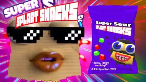 AI Video from prompt: a chaotic mlg-styled edited commercial about a p