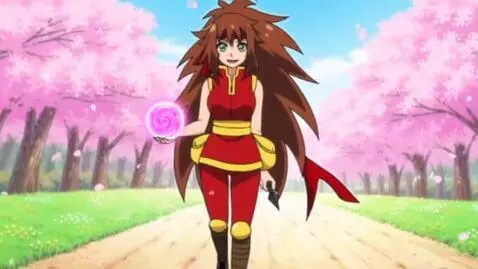 AI Video from prompt: Marusya is an anime ninja girl with green eyes a