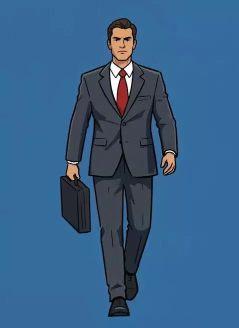 AI Video from prompt: Walking animation