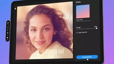 AI Video from prompt: For example, Create this mushy effect using sora