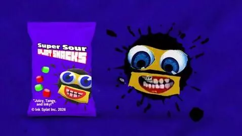 AI Video from prompt: commercial about a product named "Super Sour Spl