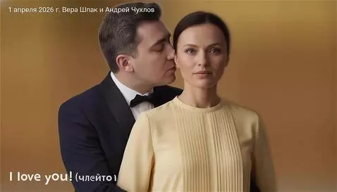 AI Video from prompt: The man whispers in her ear "I love you!" and ki