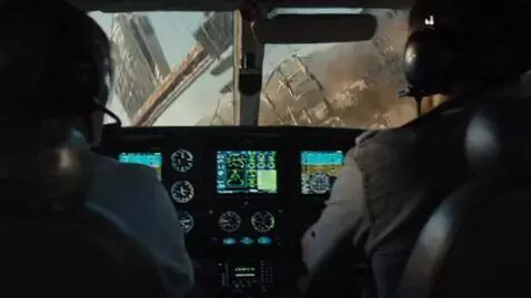 AI Video from prompt: A cinematic, tense action scene with the atmosph