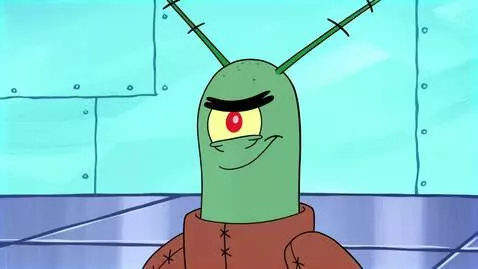 AI Video from prompt: Plankton Gets Grounded By mom and dad for meme e
