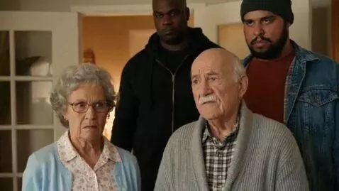 AI Video from prompt: Man gets his parents grounded by their own grand