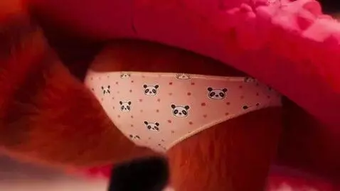 AI Video from prompt: Two red pandas in full ballroom outfits — he in 