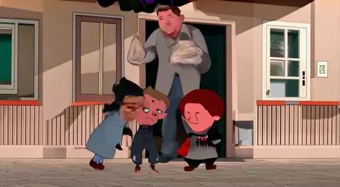 AI Video from prompt: 2 boys steal a boy’s heart but get grounded by t