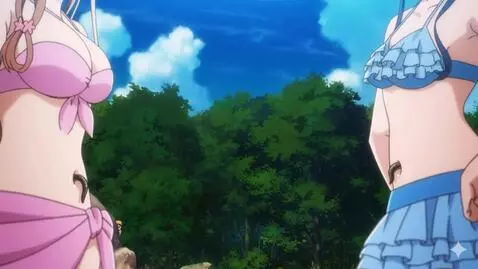 AI Video from prompt: make the bug gone inside the girls navel with th