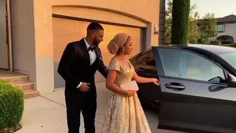 AI Video from prompt: Use the same man and woman, keep faces and cloth