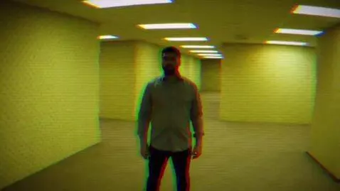 AI Video from prompt: Horror atmosphere. VHS style and 4:3 aspect rati