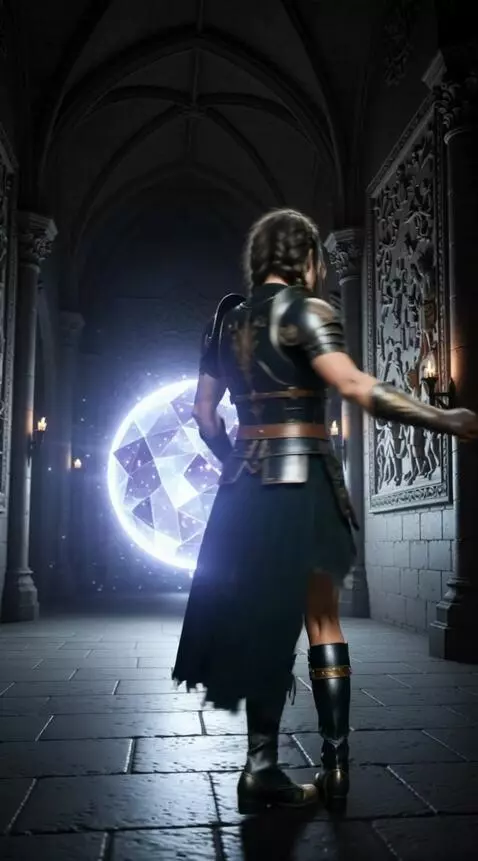 AI Video from prompt: A woman dances the twist with a man with disheve