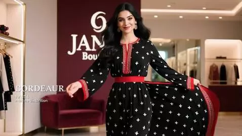 AI Video from prompt: Use the provided outfit as reference. Do not cha