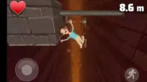 AI Video from prompt: Gameplay of falling Fred