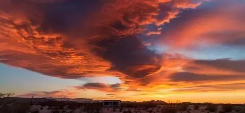AI Video from prompt: a timelapse of these dramatic clouds