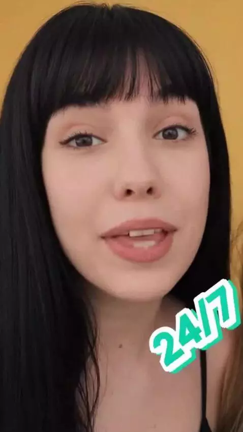 AI Video from prompt: The two girls present a music video platform for