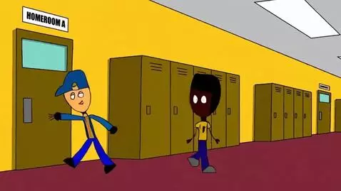 AI Video from prompt: 2 men go to their own homeroom classes