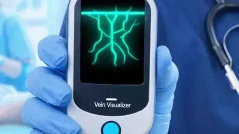 AI Video from prompt: Medical professionals, using a portable handheld