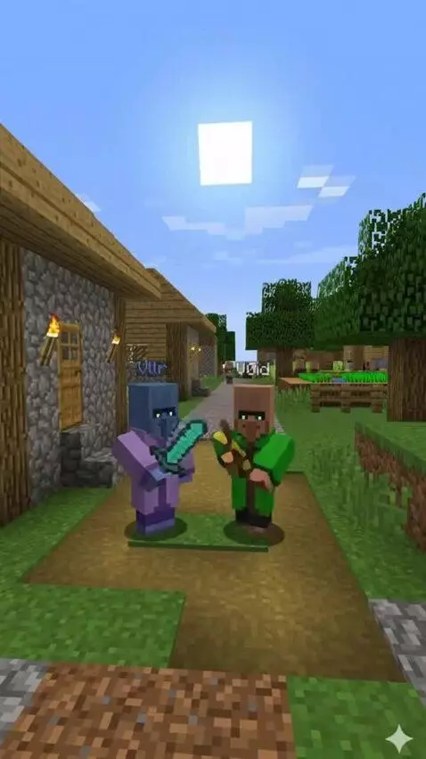 AI Video from prompt: The Nitwit With Void eyes Has a Wooden Sword And