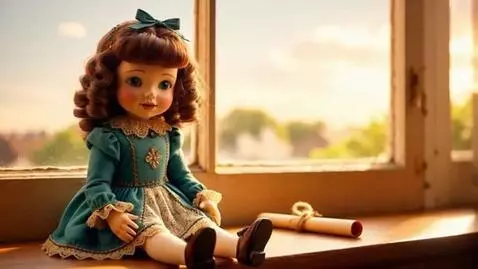 AI Video from prompt: Generated an image of a doll that tells an inter