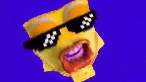 AI Video from prompt: an extremely chaotic ytp-styled video featuring 
