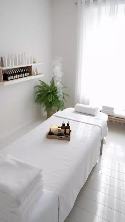 AI Video from prompt: Overview of the massage room
