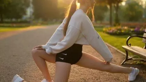 AI Video from prompt: "The person slowly straightens their posture fro