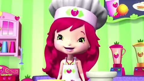 AI Video from prompt: Strawberry Shortcake and Cherry Jam are making a