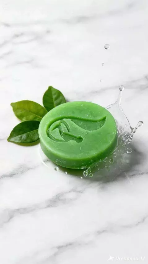 AI Video from prompt: "Green herbal extract liquid from bidara and bin