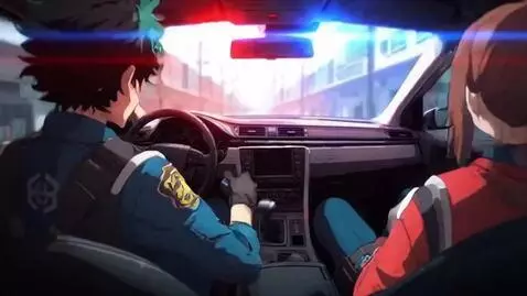 AI Video from prompt: They got in the car and drove off and turned off