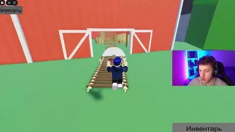 AI Video from prompt: A YouTuber plays a game and speaks Russian