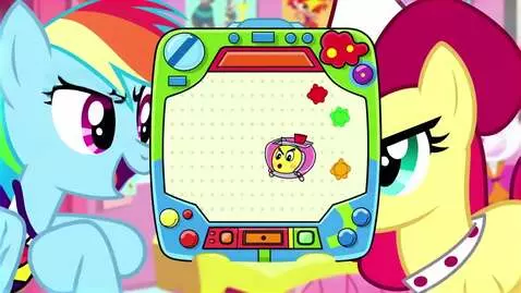 AI Video from prompt: Applejack and Rainbow Dash playing Pac-Man on Ne