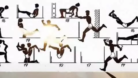AI Video from prompt: everybody running