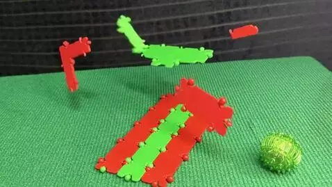 AI Video from prompt: The details of the slide are assembled and disas